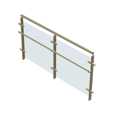 강화유리 안전난간(핸드레일)